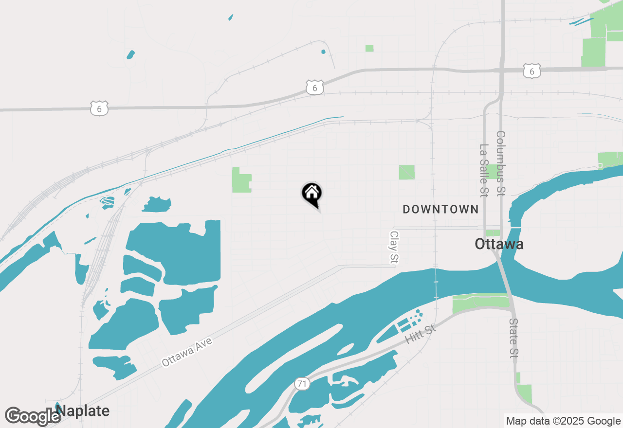 Map of 1306 W Madison Street, Ottawa, IL 61350