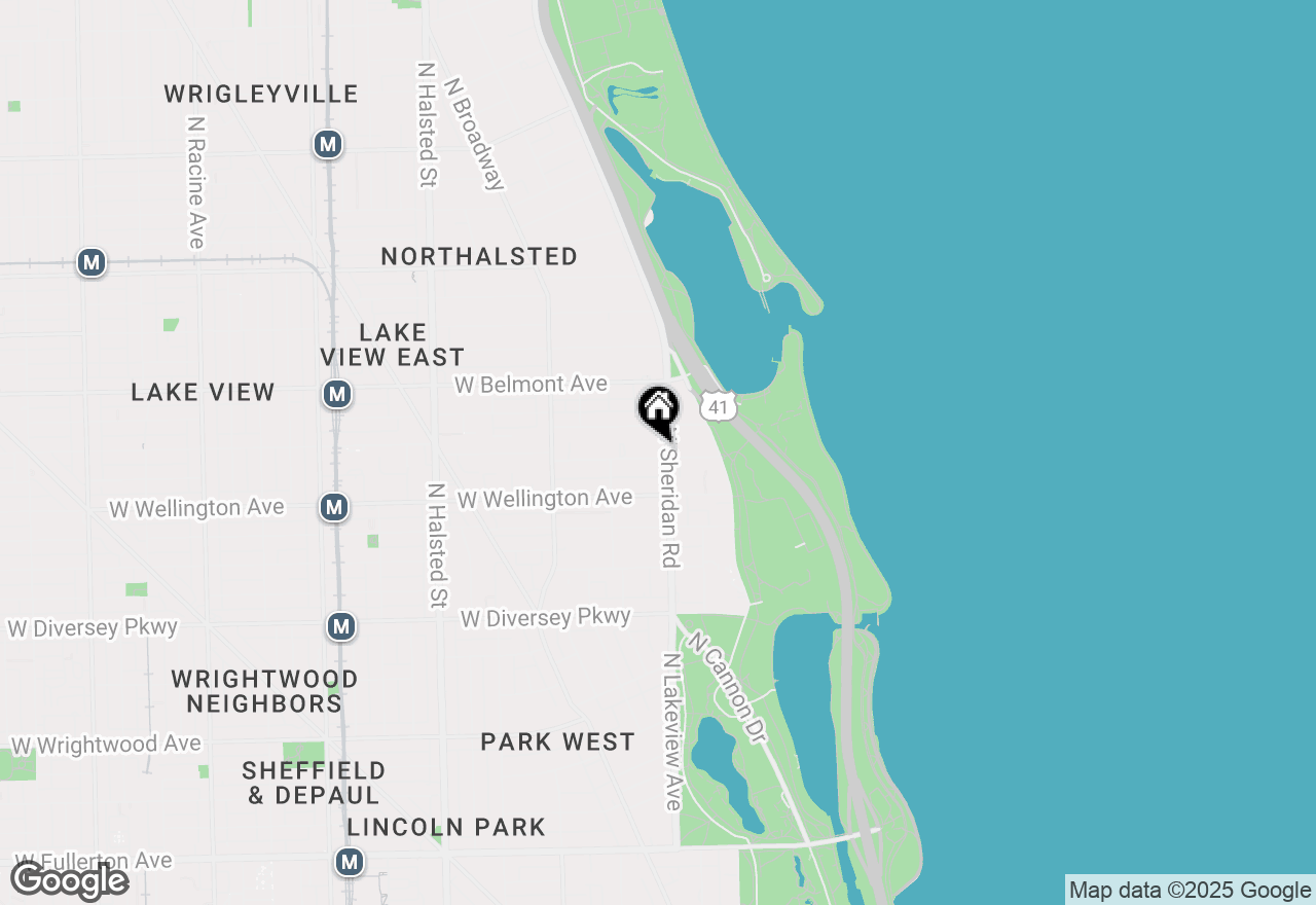 Map of 3100 N Sheridan Road #11D, Chicago, IL 60657