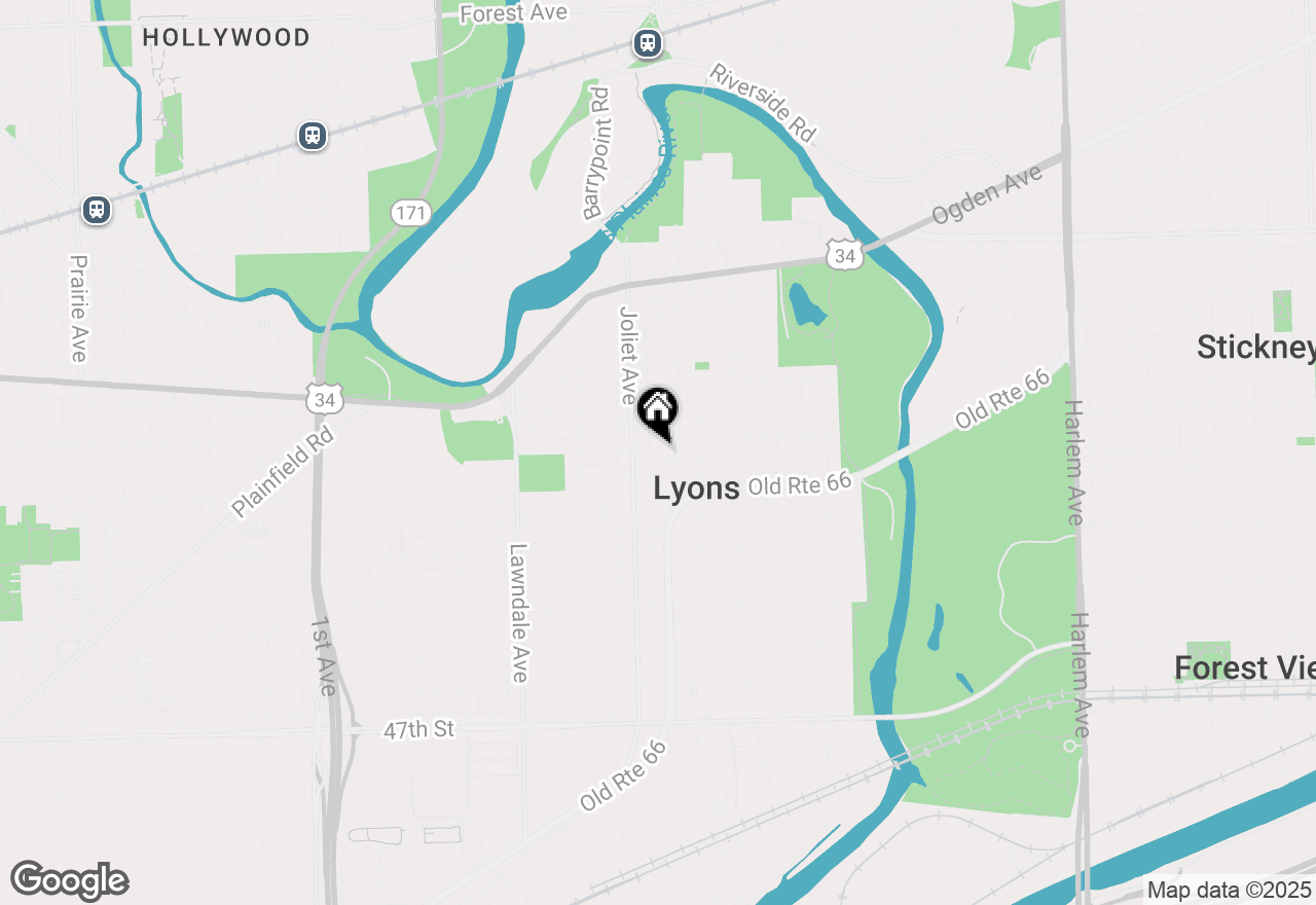 Map of 4222 Prescott Avenue, Lyons, IL 60534