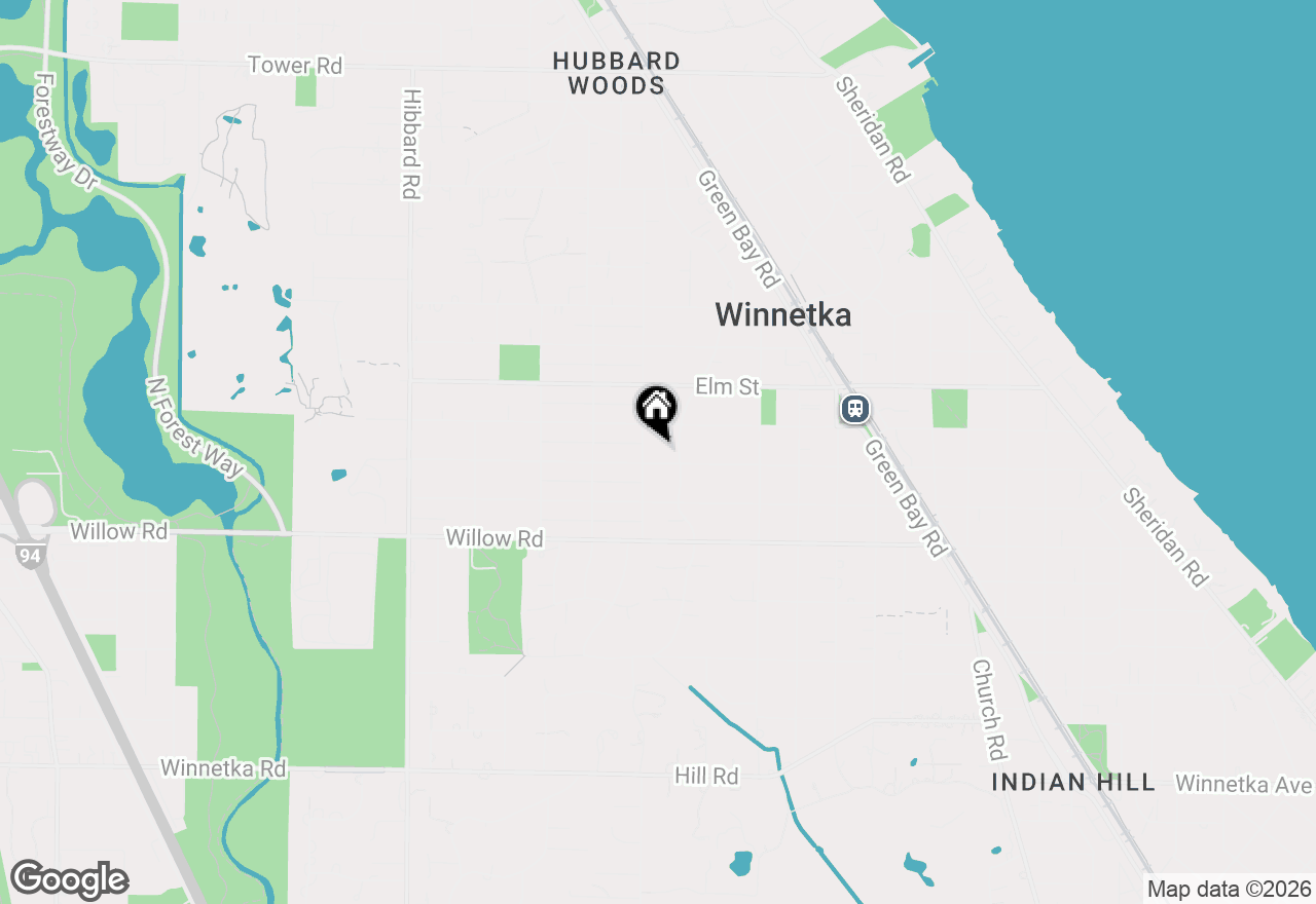 Map of 983 Cherry Street, Winnetka, IL 60093