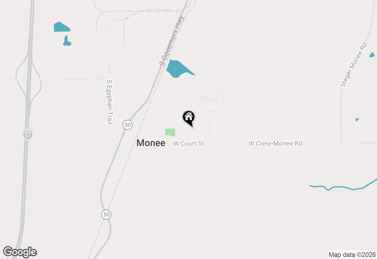 Map of 25807 S Doral Drive, Monee, IL 60449