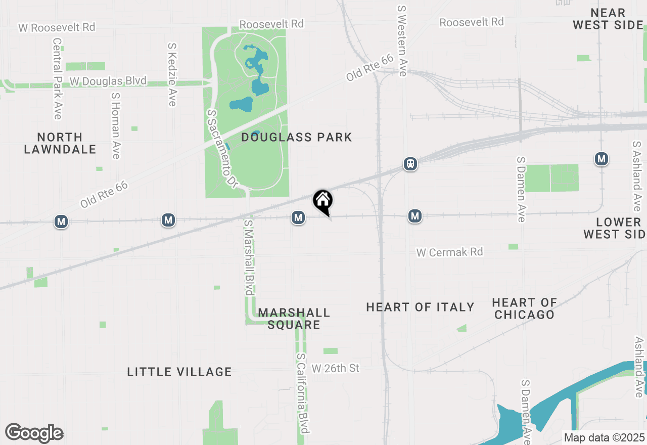 Map of 2653 W 21st Street, Chicago, IL 60608