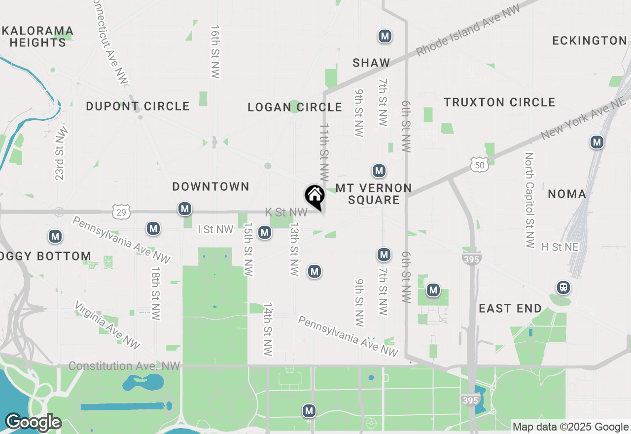 Map of 1150 K Street Nw #1010, Washington, DC 20005