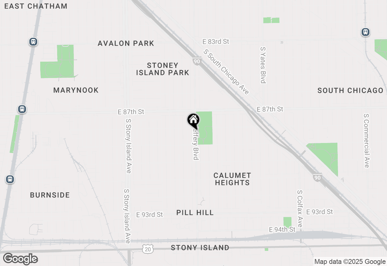 Map of 8816 S Jeffery Boulevard, Chicago, IL 60617