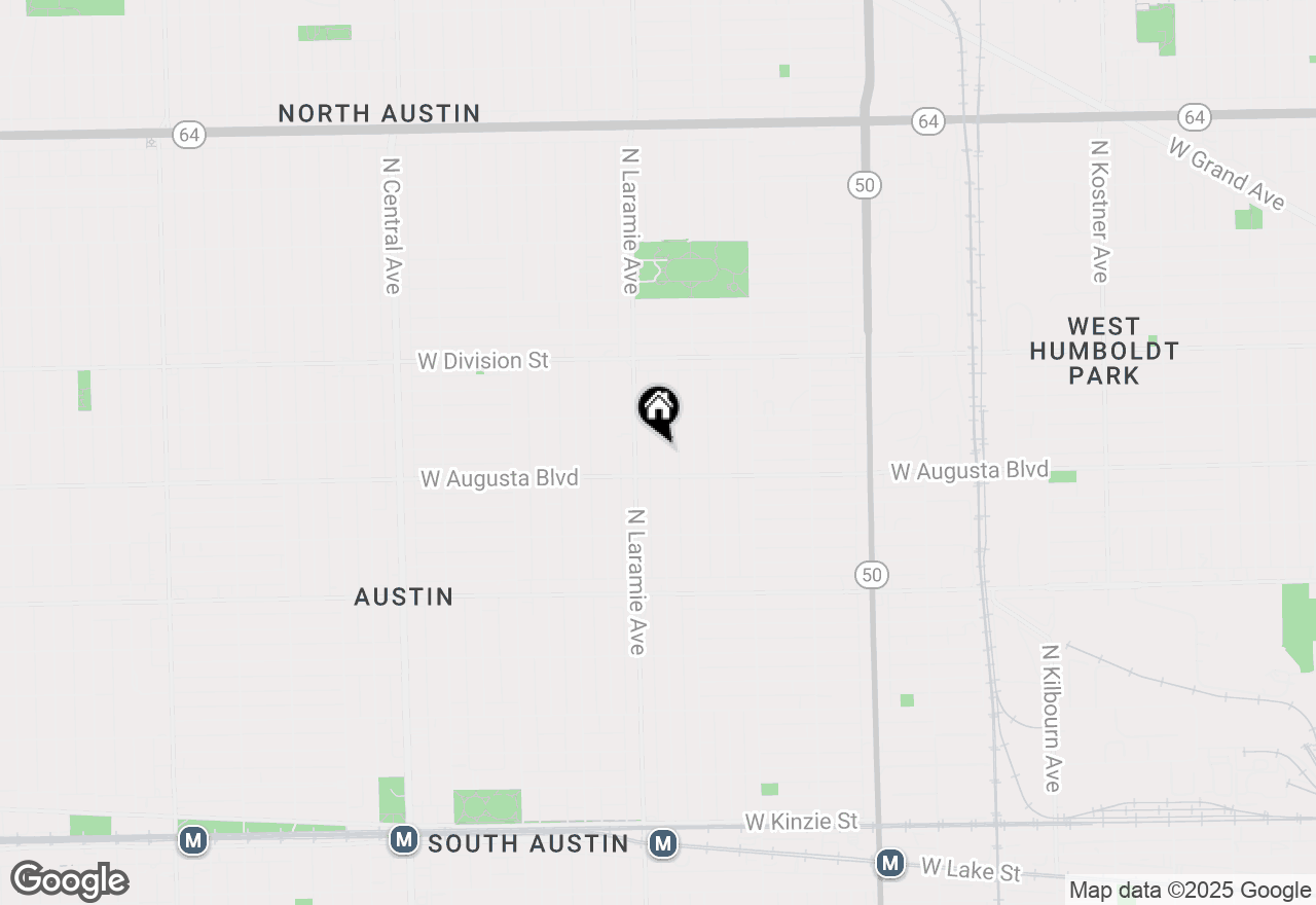 Map of 1022 N Leamington Avenue, Chicago, IL 60651