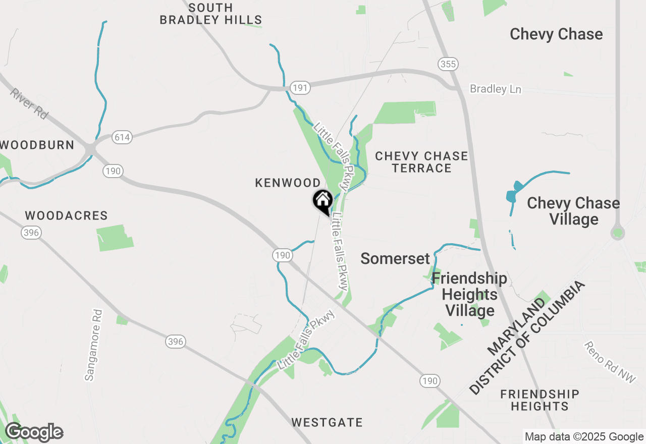 Map of 5100 Dorset Avenue #305, Chevy Chase, MD 20815