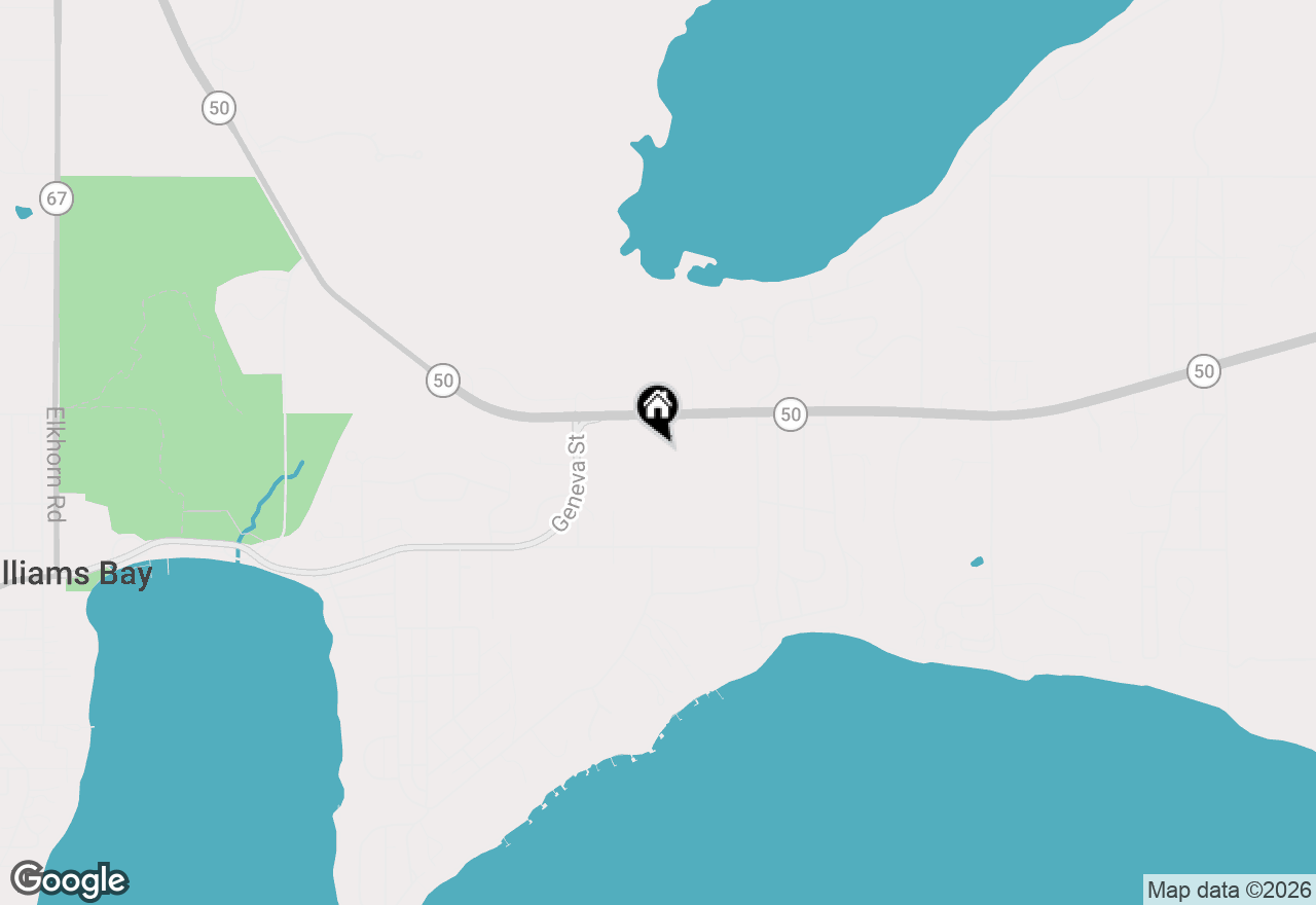 Map of W4387 Highway 50, Lake Geneva, WI 53147