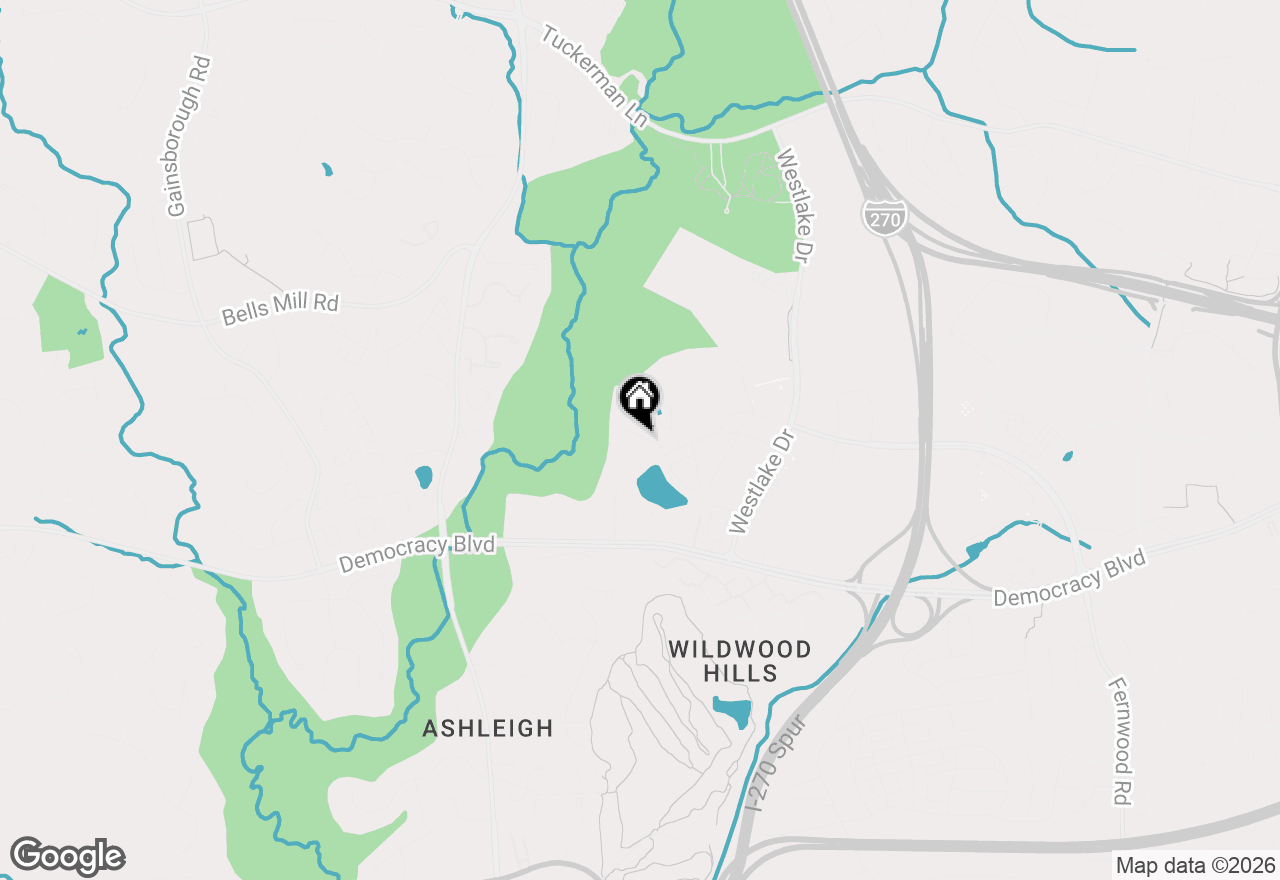 Map of 10452 Parthenon Court #10452, Bethesda, MD 20817