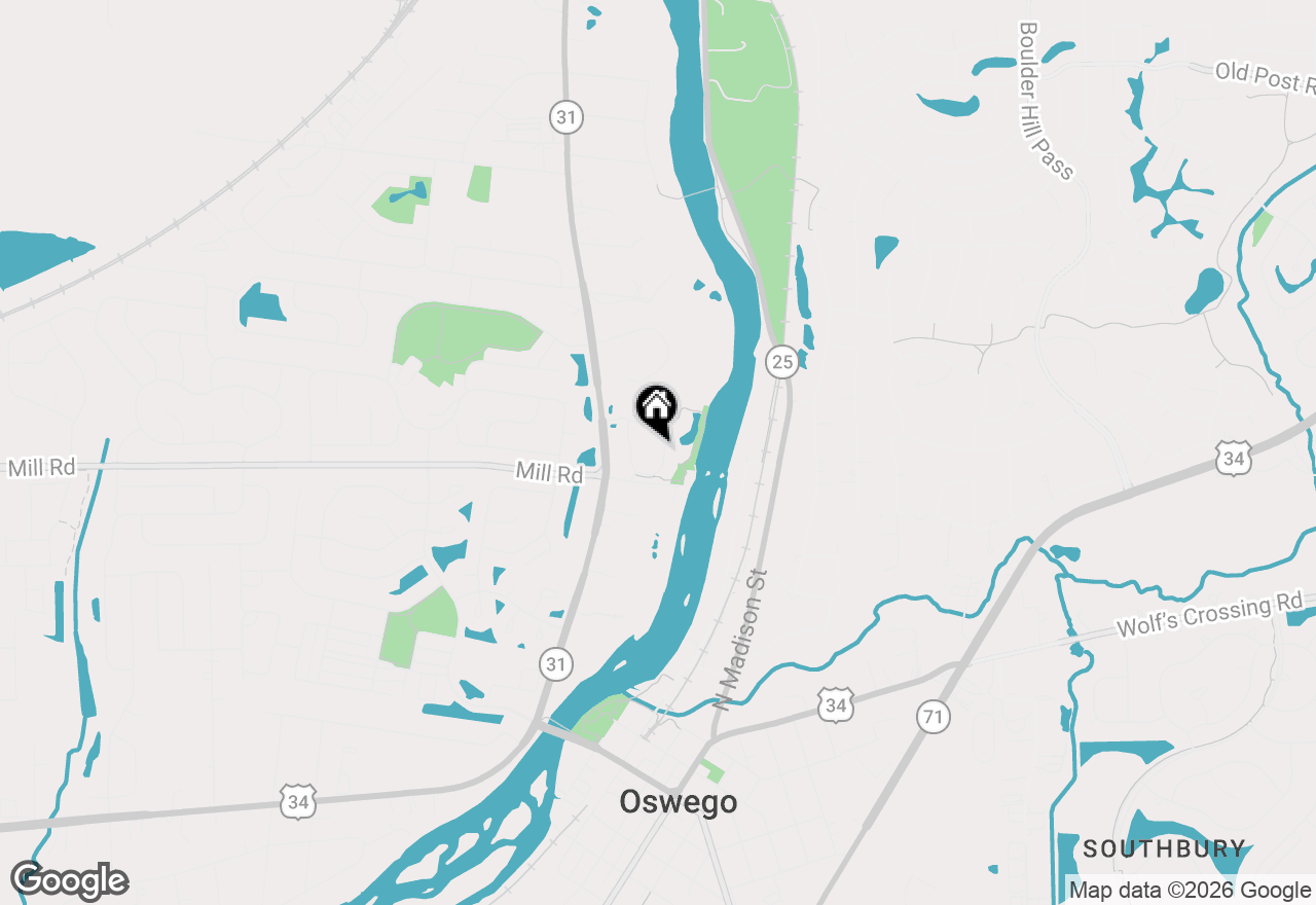 Map of 135 River Mist Drive, Oswego, IL 60543
