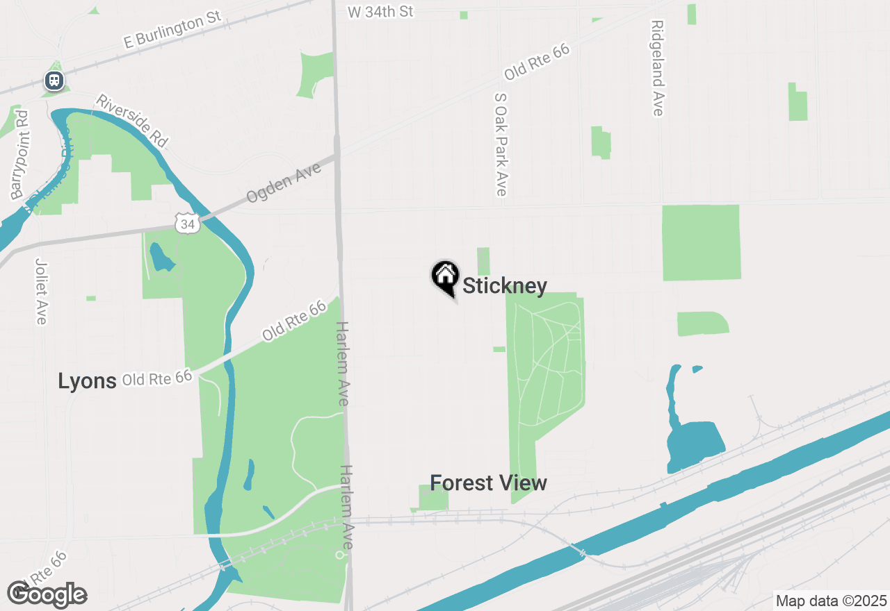 Map of 4122 Clinton Avenue, Stickney, IL 60402
