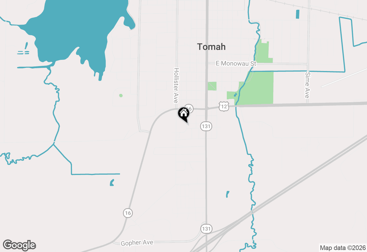 Map of 1727 Stoughton Ave, Tomah, WI 54660