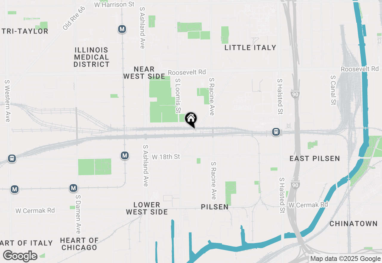 Map of 1550 S Blue Island Avenue #915, Chicago, IL 60608