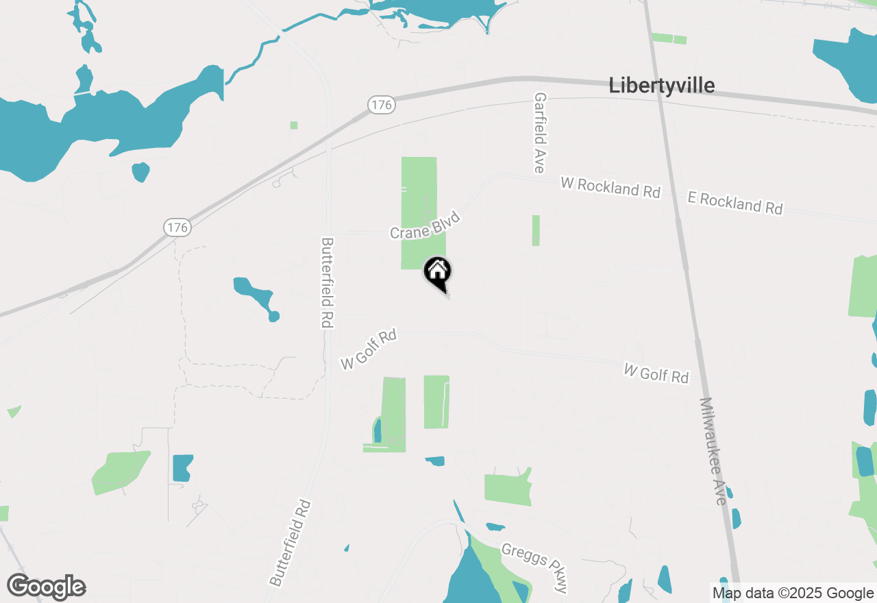 Map of 905 Fairlawn Avenue, Libertyville, IL 60048