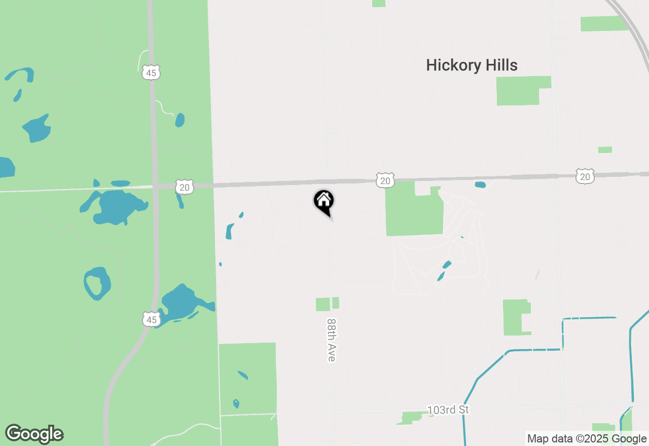 Map of 9548 S 88th Avenue, Palos Hills, IL 60465