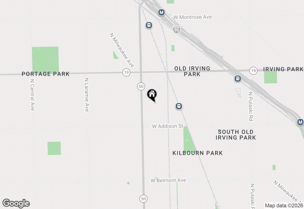 Map of 4714 W Warwick Avenue, Chicago, IL 60641