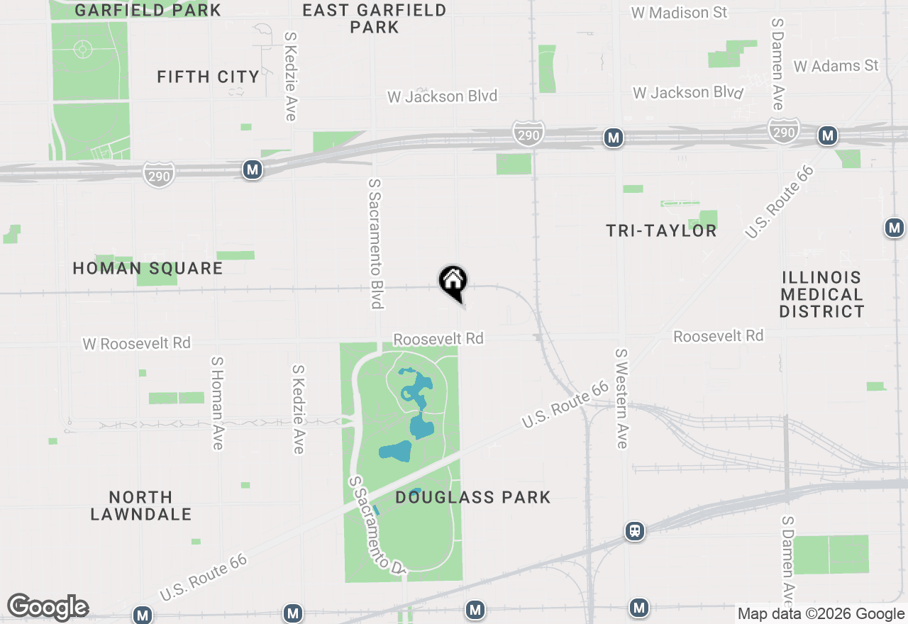 Map of 1116 S California Avenue, Chicago, IL 60612