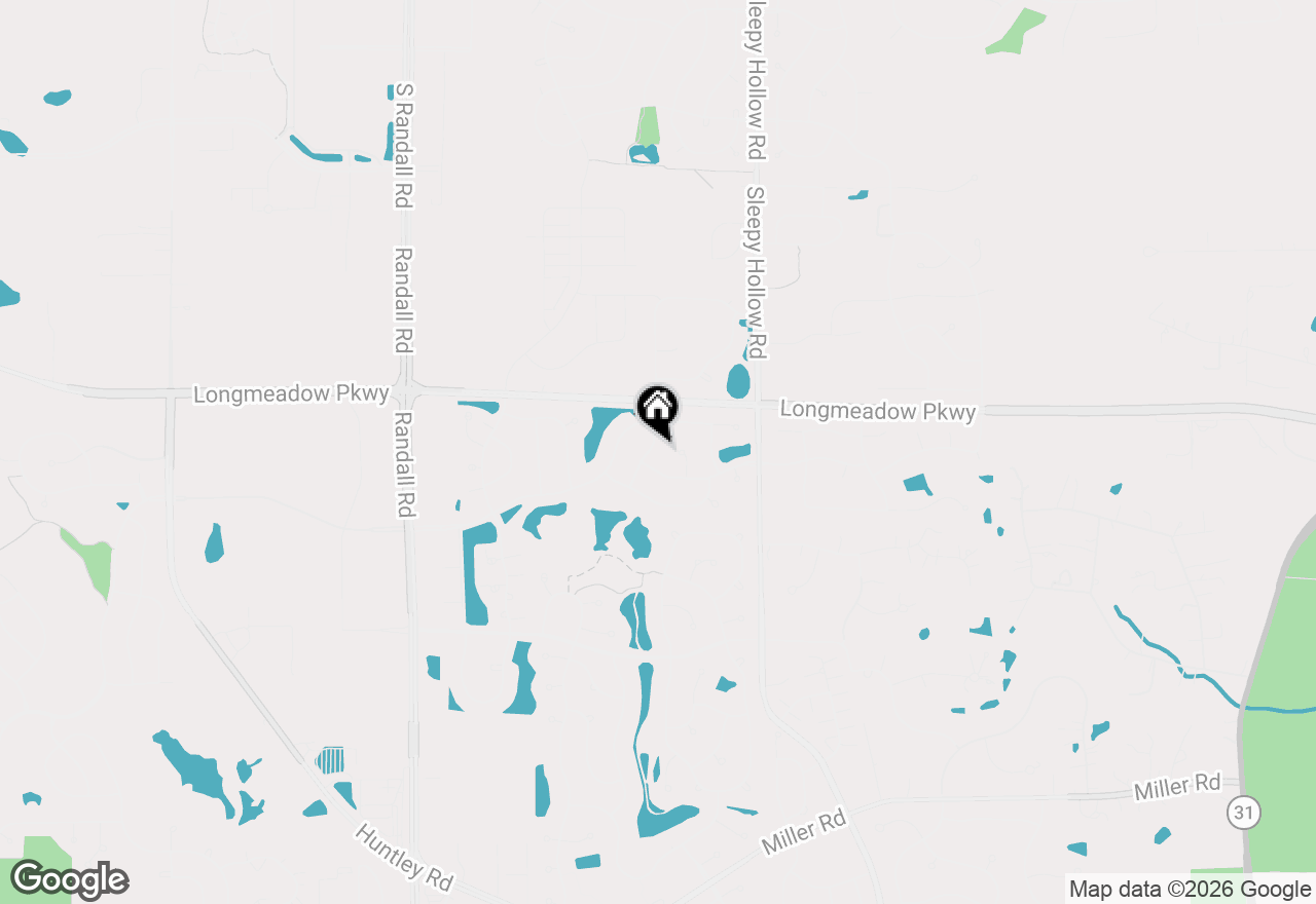 Map of 2317 Barrett Drive, Algonquin, IL 60102