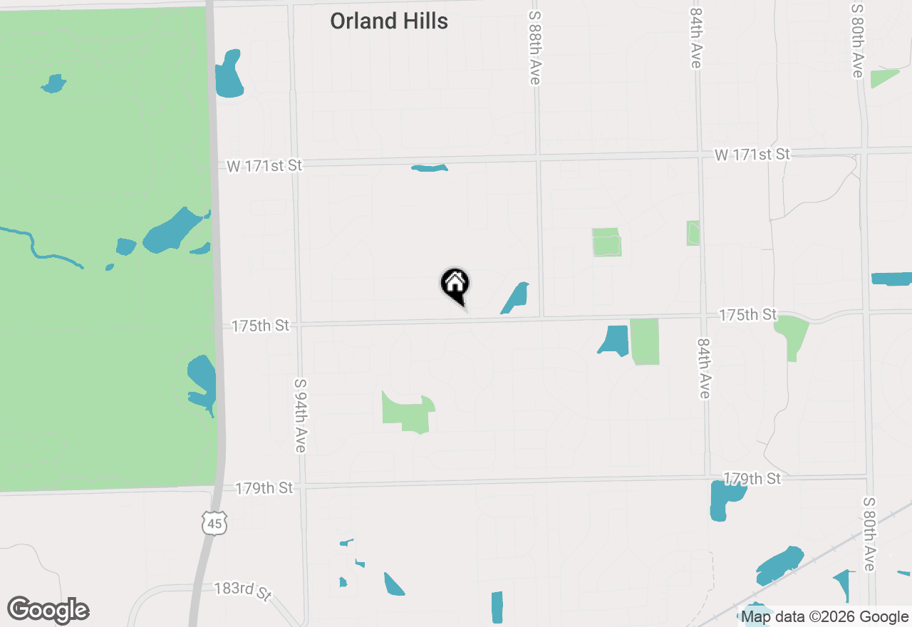 Map of 8990 W 175th Street, Tinley Park, IL 60487