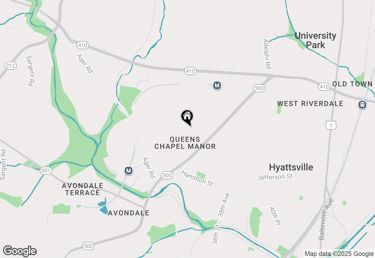 Map of 5801 33rd Place, Hyattsville, MD 20782