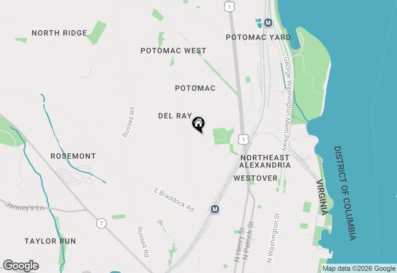 Map of 1700 Dewitt Avenue, Alexandria, VA 22301