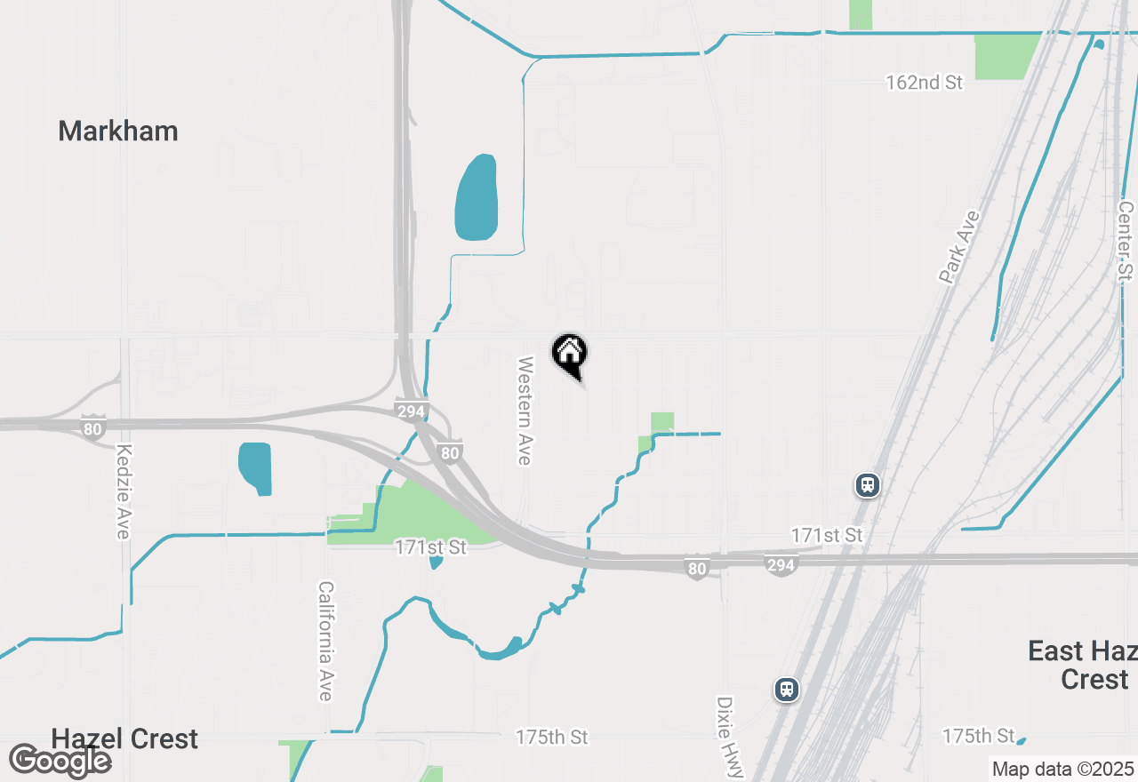 Map of 16802 Anthony Avenue, Hazel Crest, IL 60429