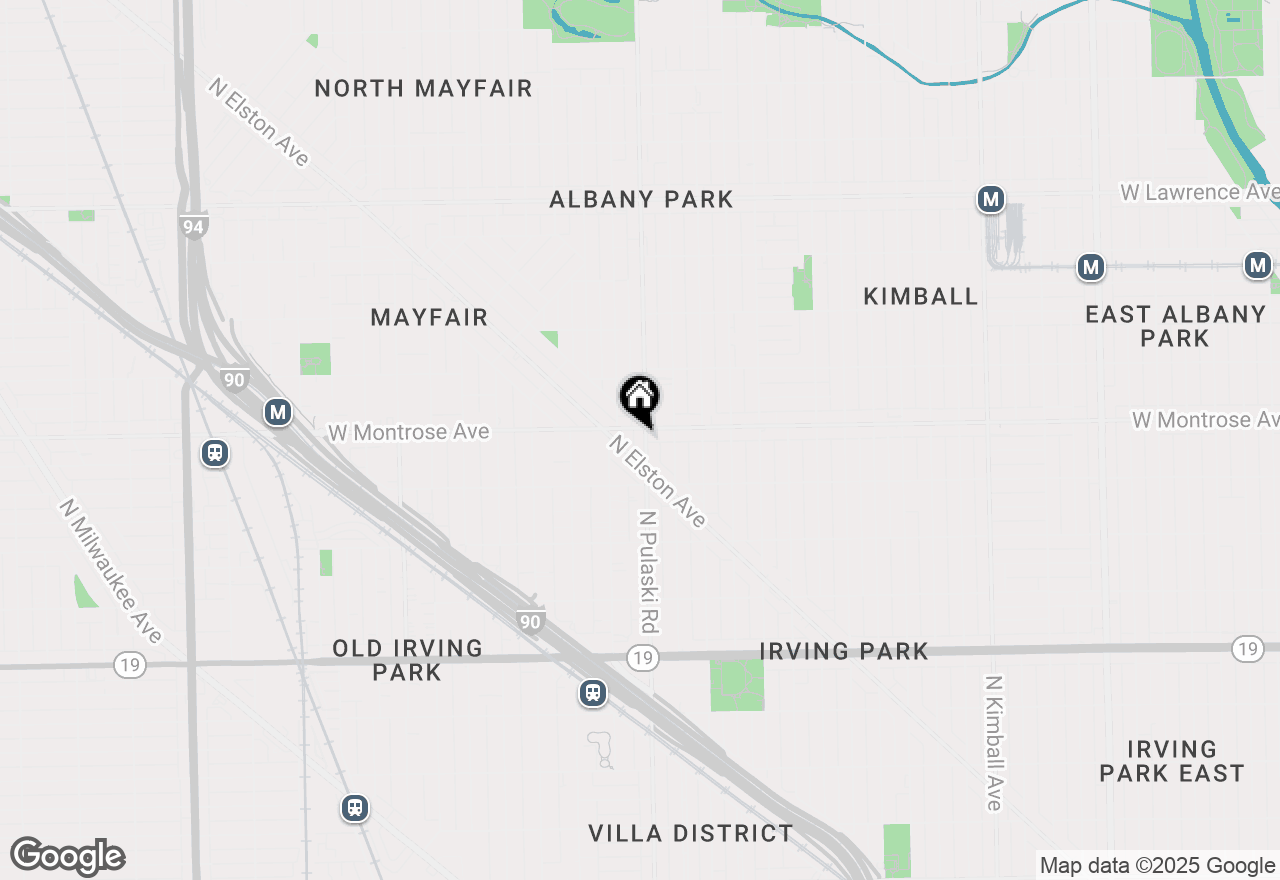 Map of 4346 N Pulaski Road #304, Chicago, IL 60641
