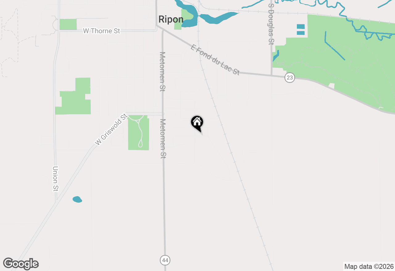 Map of 512 Village Lane, Ripon, WI 54971
