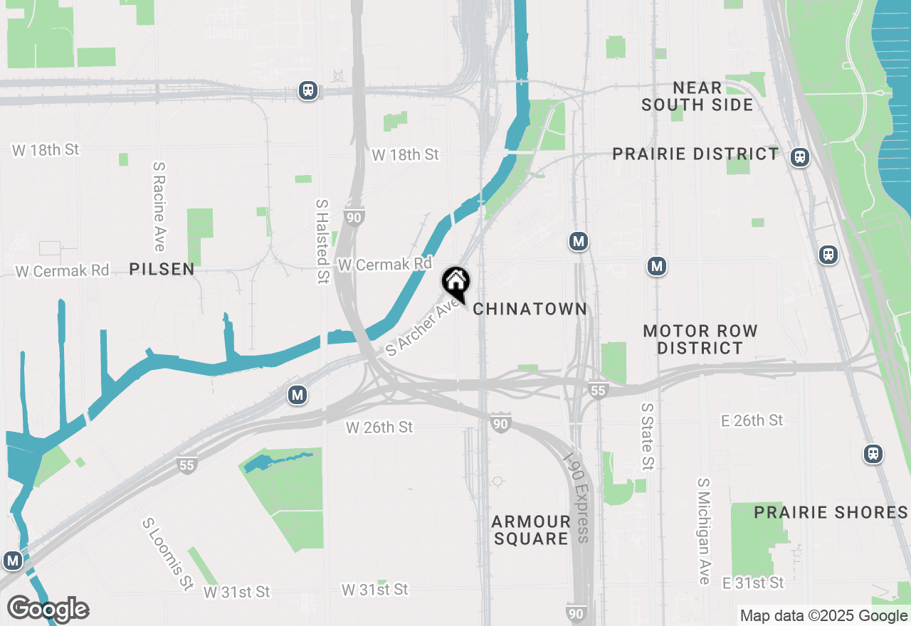 Map of 2310 S Canal Street #514, Chicago, IL 60616