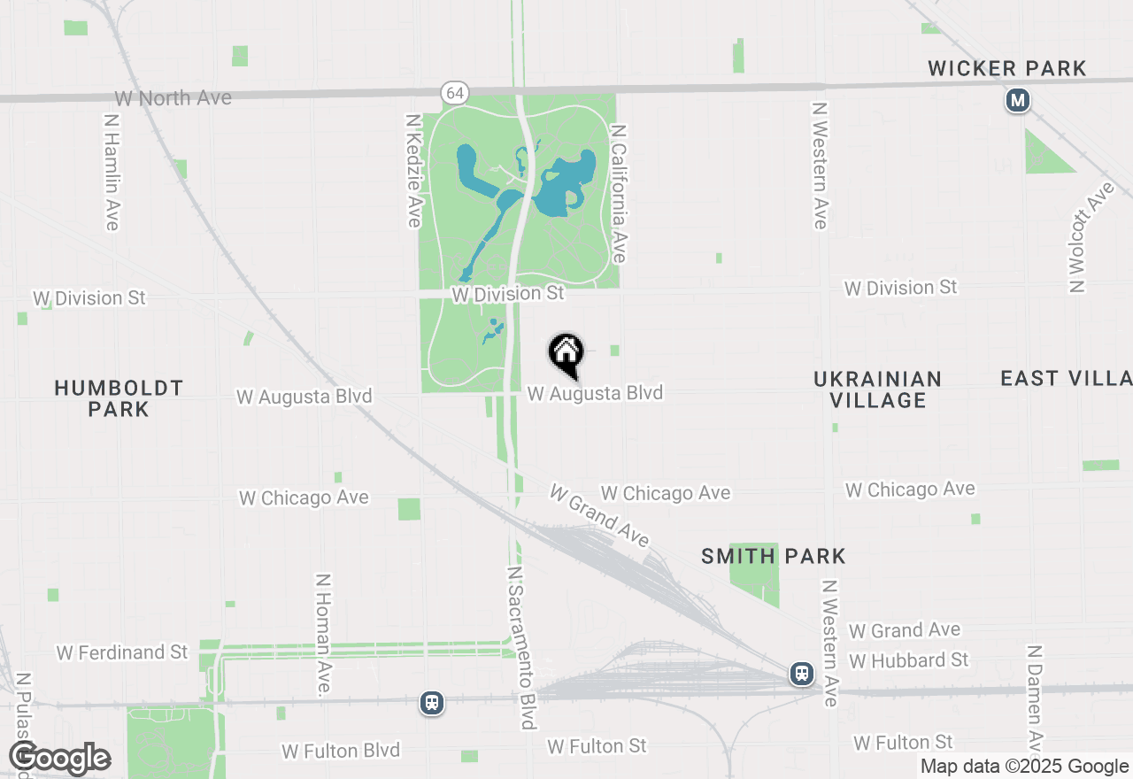 Map of 1000 N Francisco Avenue, Chicago, IL 60622