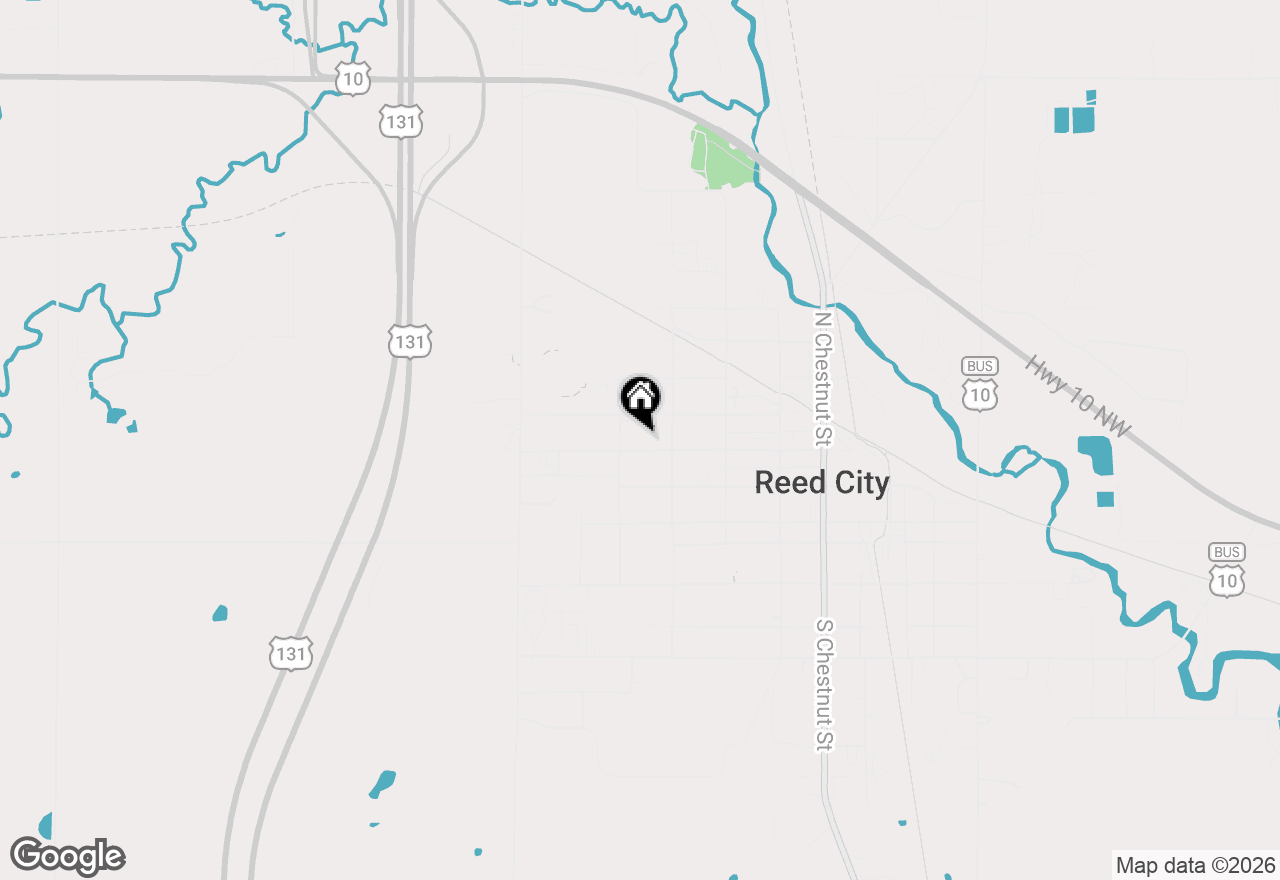 Map of 430 W Upton Avenue, Reed City, MI 49677