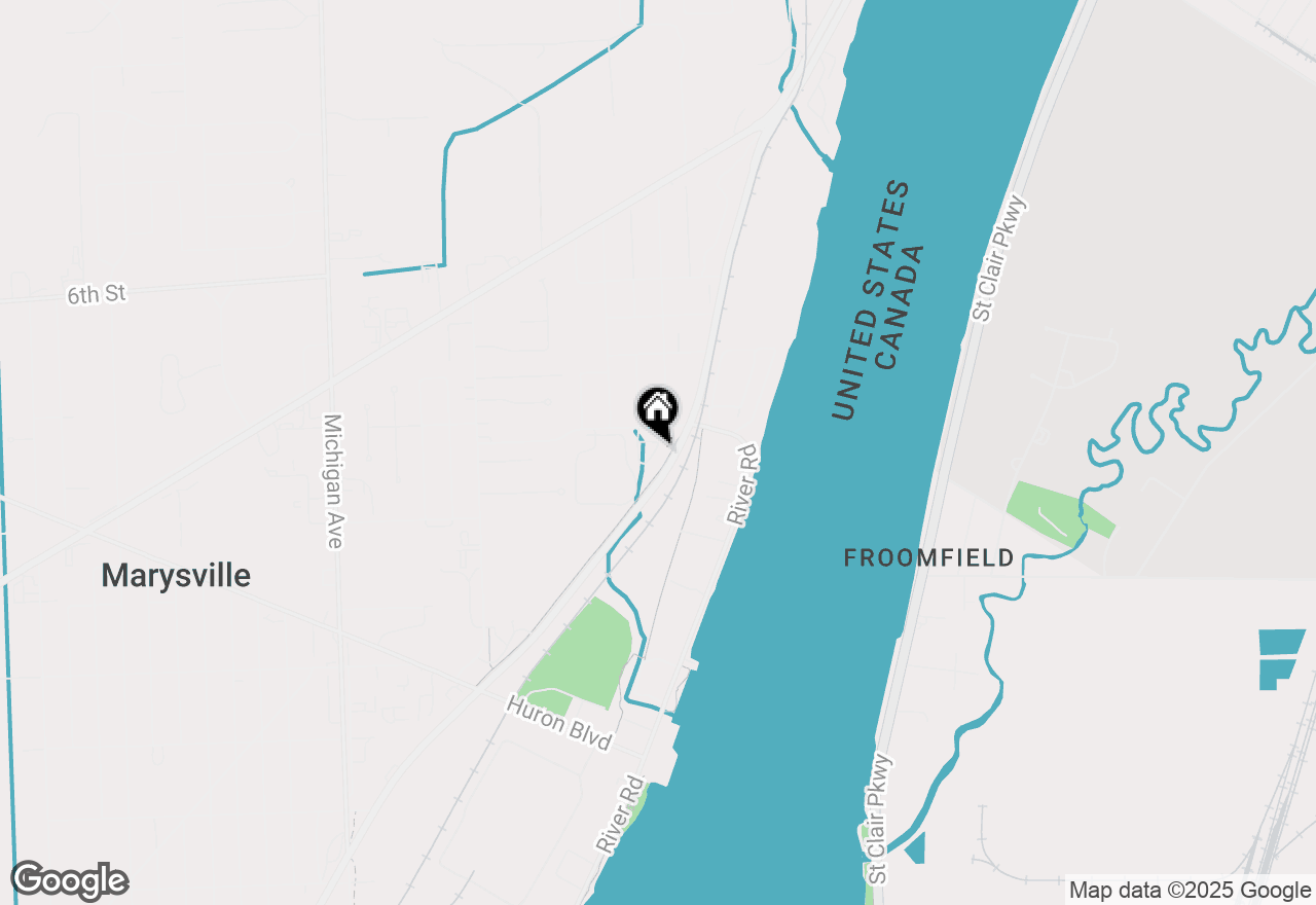 Map of 954 Lighthouse Drive, Marysville, MI 48040