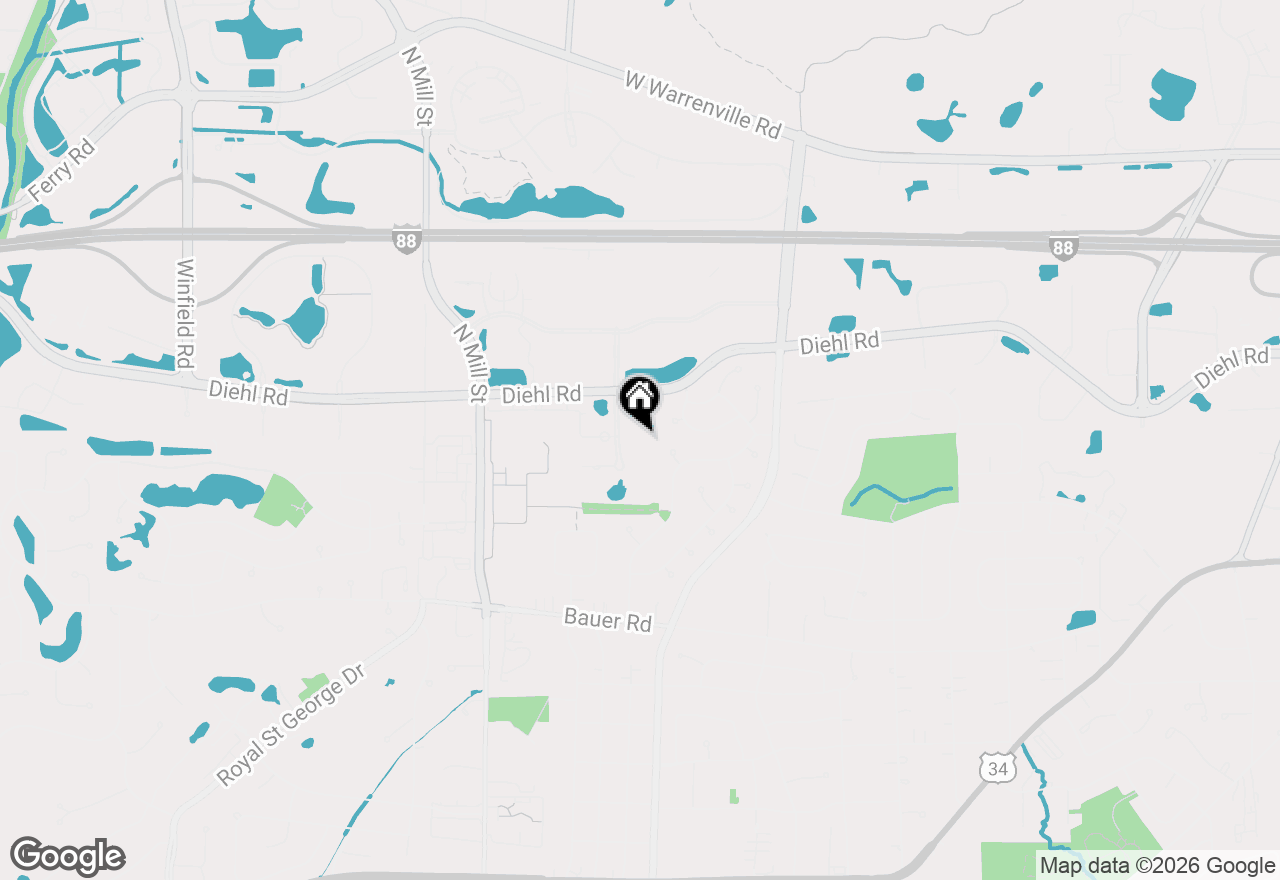 Map of 1730 Park Street #118, Naperville, IL 60563