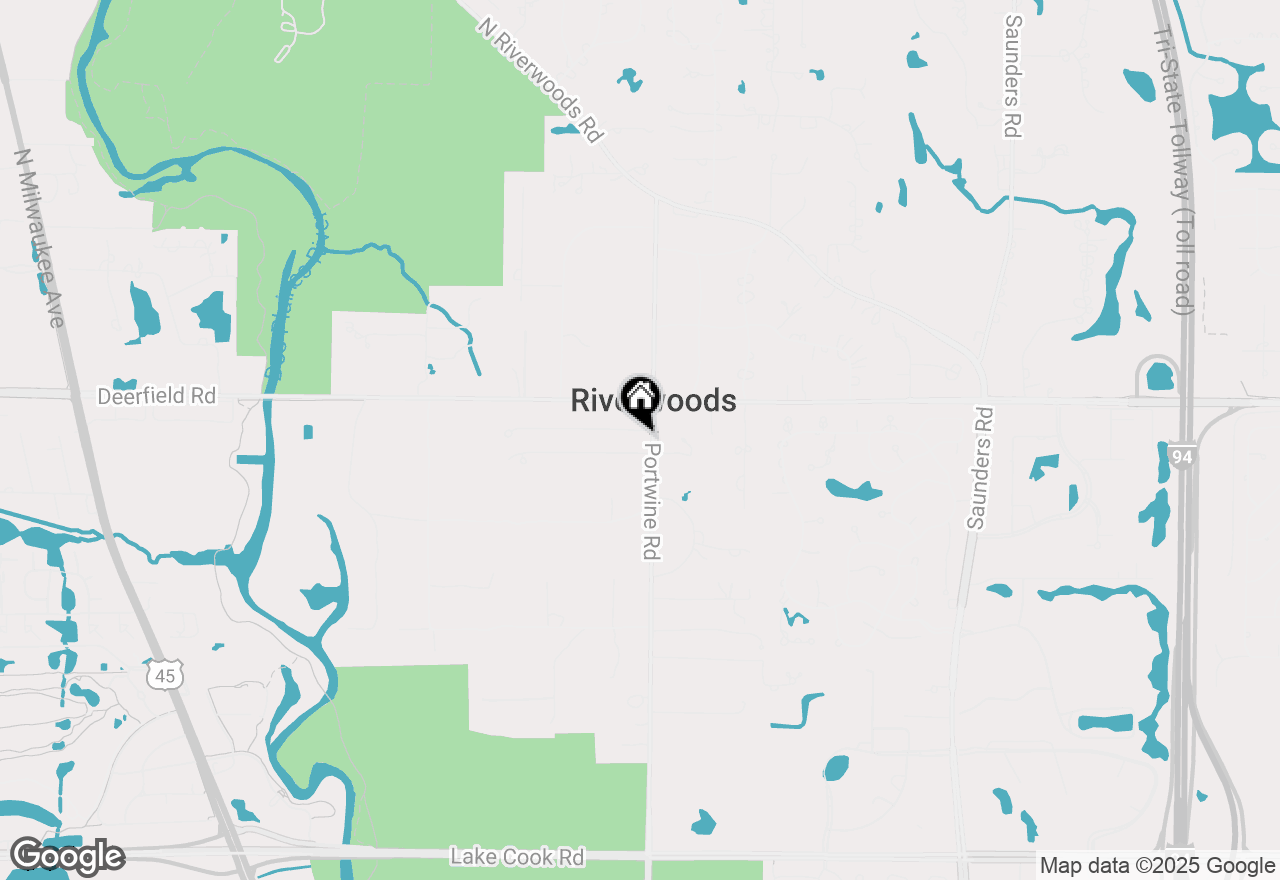 Map of 2825 Arrowwood Trail, Riverwoods, IL 60015