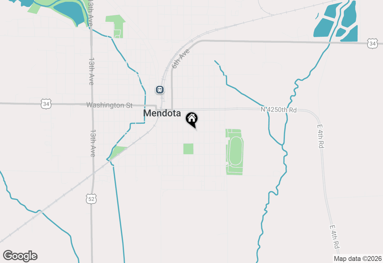 Map of (Address confidential), Mendota, Illinois 61342