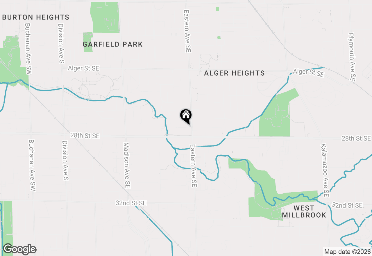Map of 726 Everglade Drive Se, Grand Rapids, MI 49507