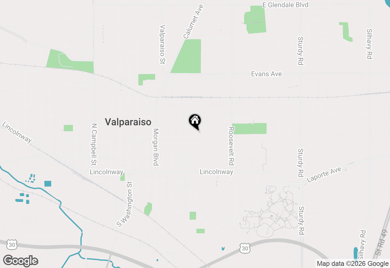 Map of 705 Institute Street, Valparaiso, IN 46383