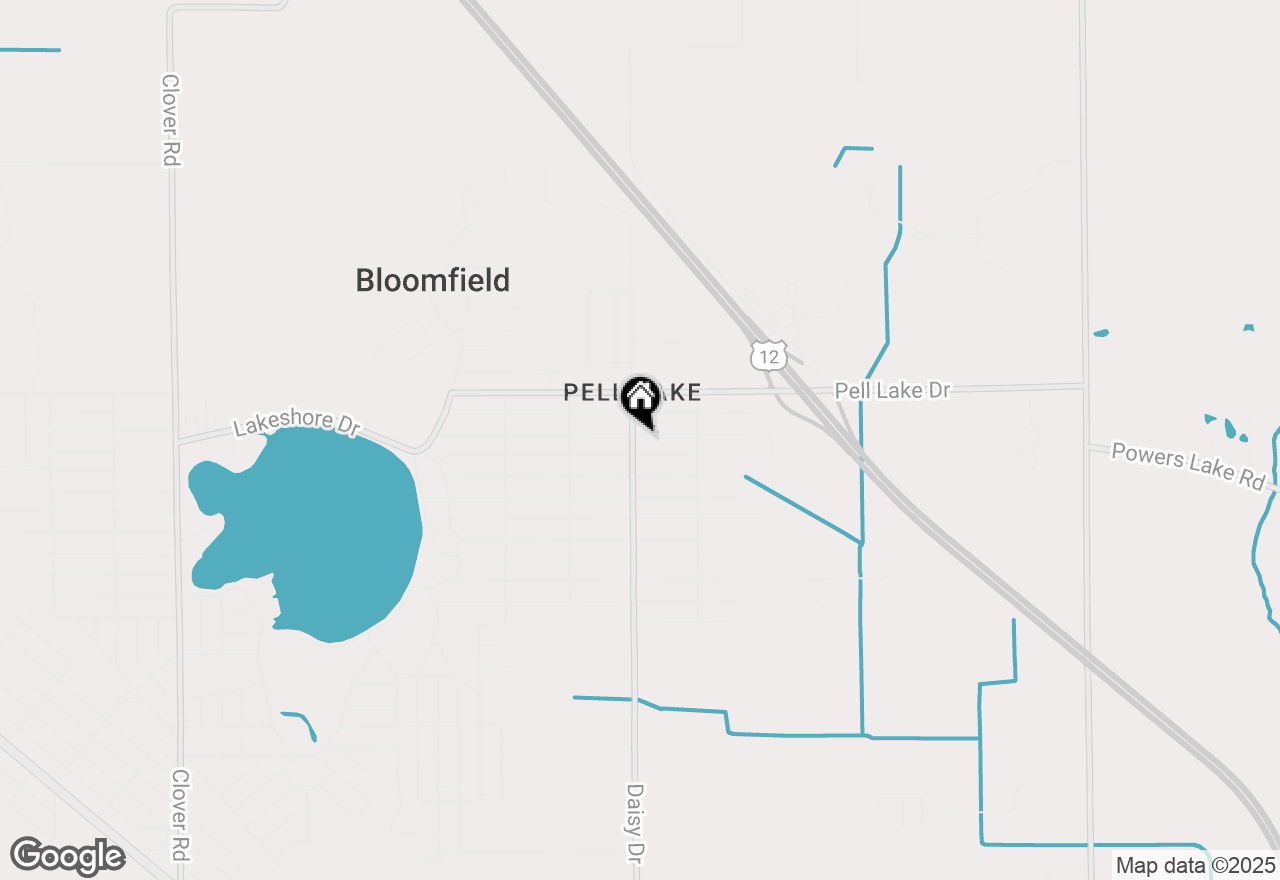 Map of Lt249-264 Hyacinth Rd #LT271-286, Pell Lake, WI 53157