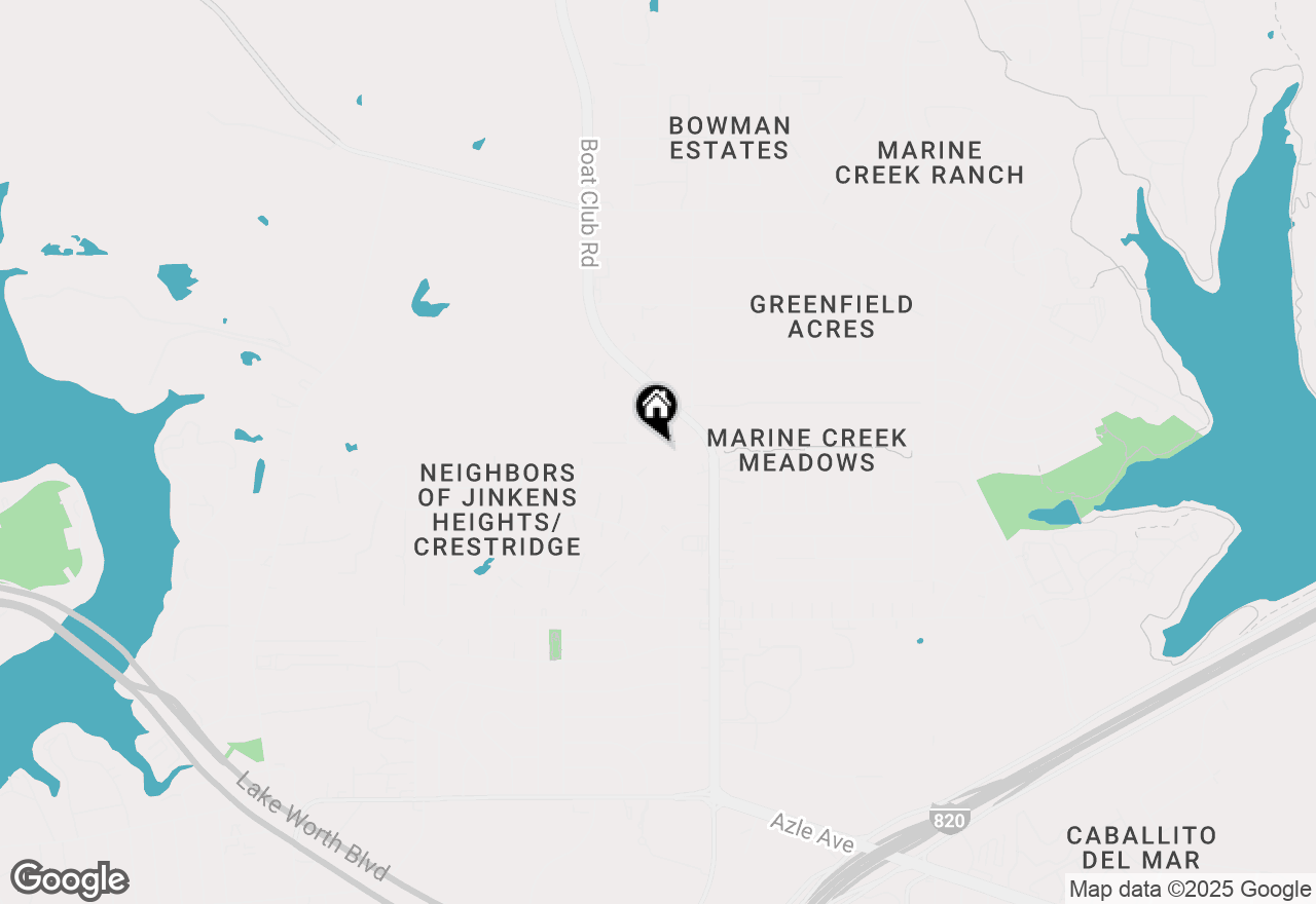 Map of 6121 Over Lake Drive, Fort Worth, TX 76135