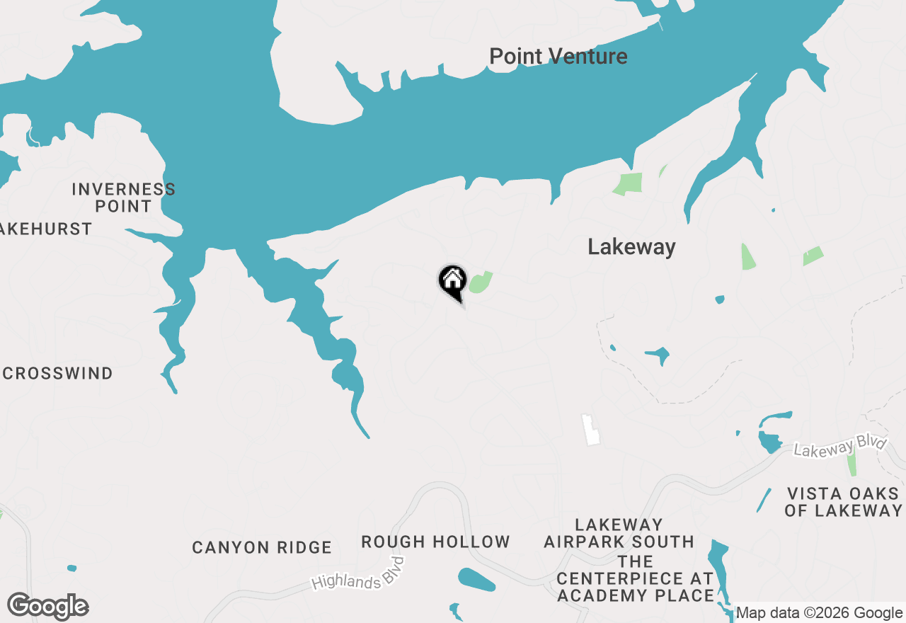 Map of 106 Lakeway Hills Cv, Lakeway, TX 78734