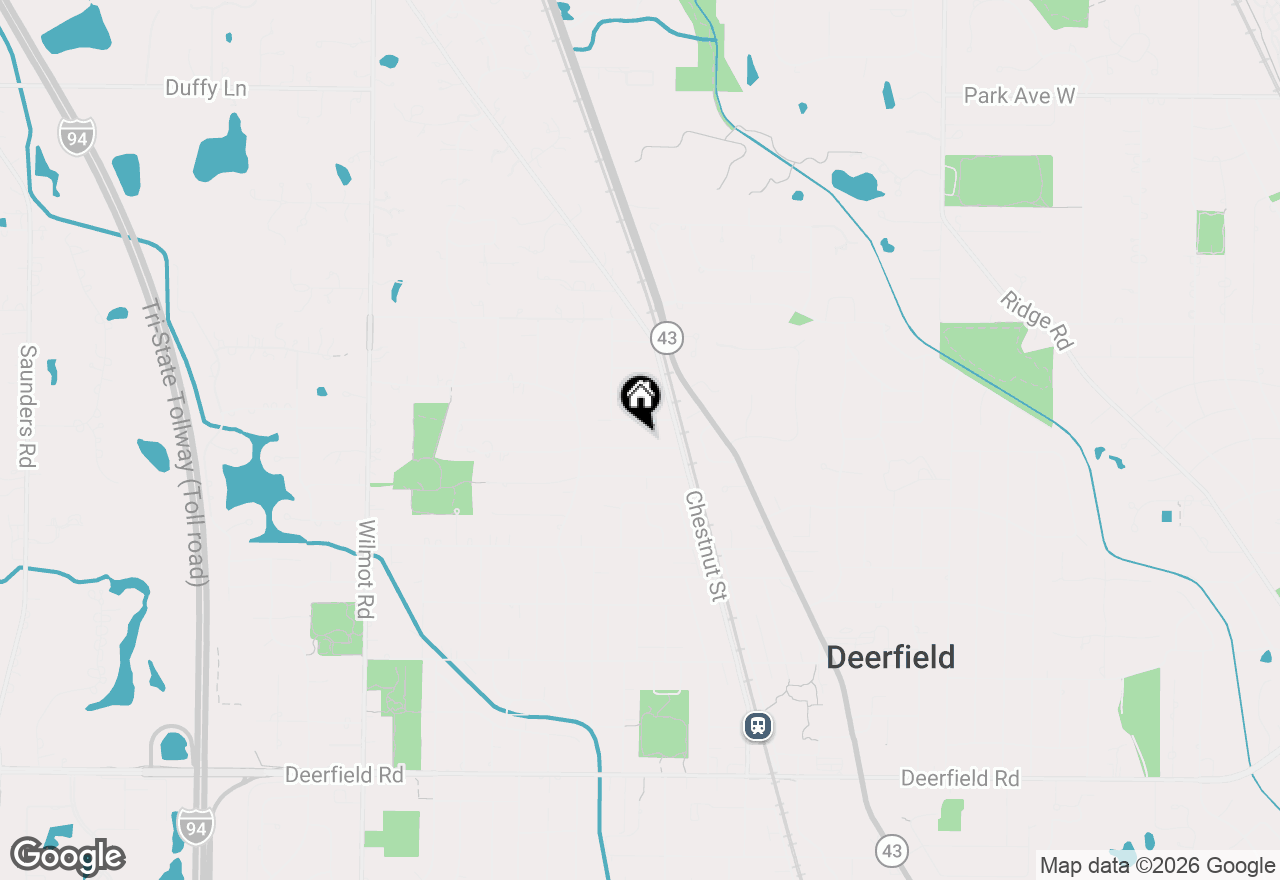 Map of 1116 Linden Avenue, Deerfield, IL 60015