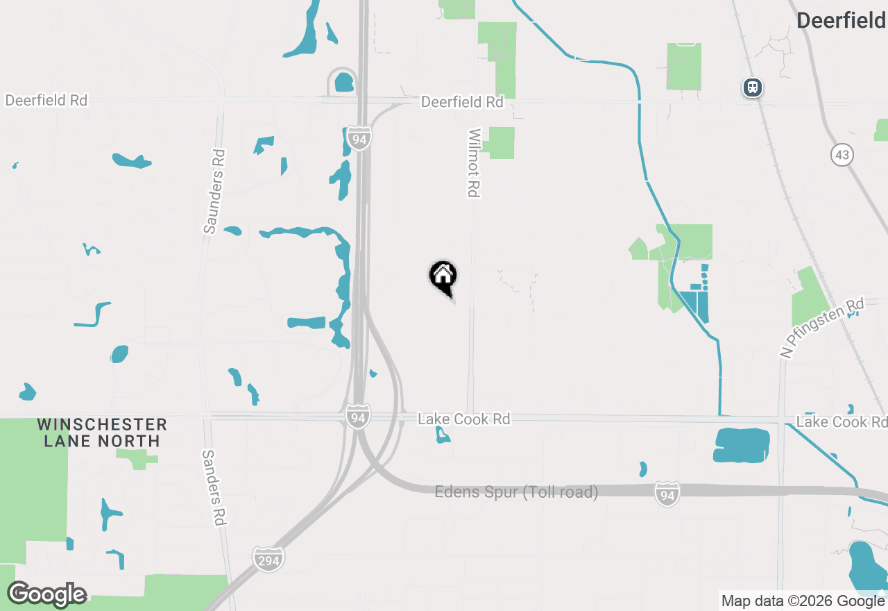 Map of 1675 Landy Lane, Deerfield, IL 60015