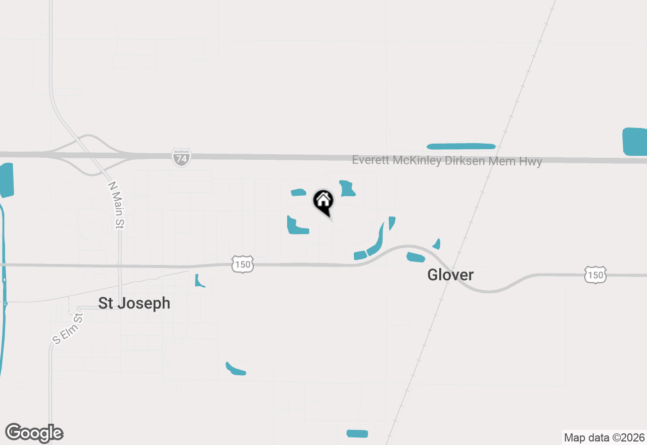 Map of 510 Cedar Drive, St. Joseph, IL 61873