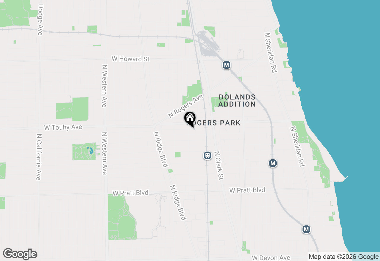 Map of 7113 N Wolcott Avenue, Chicago, IL 60626