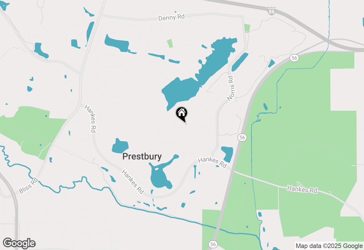 Map of 126 N Buckingham Drive, Sugar Grove, IL 60554