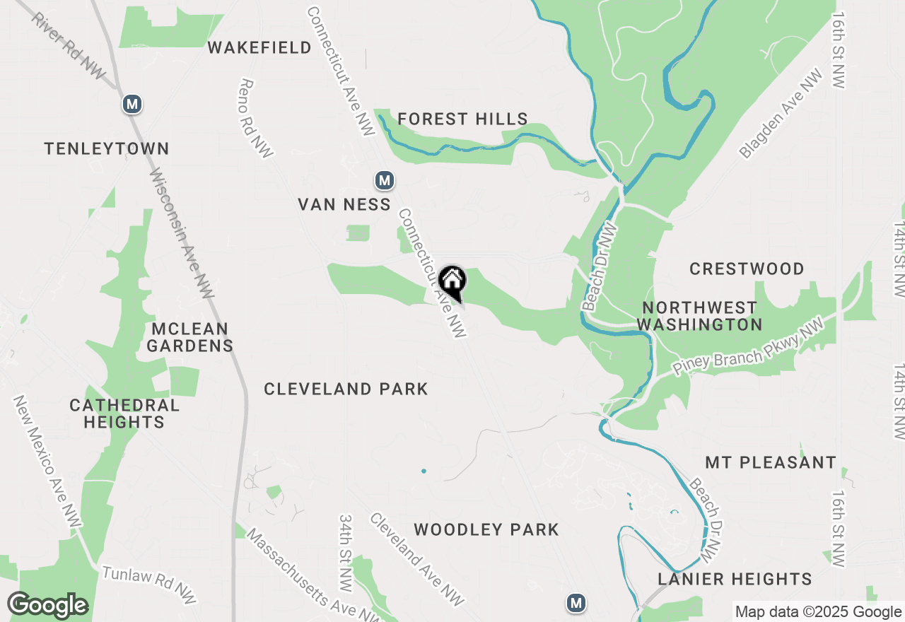 Map of 3701 Connecticut Avenue Nw #411, Washington, DC 20008