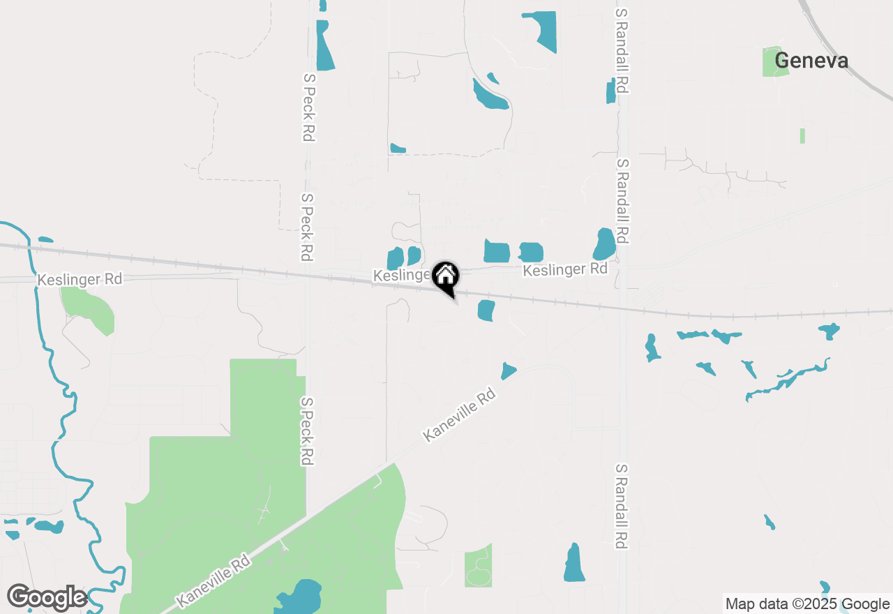 Map of 2886 Caldwell Lane, Geneva, IL 60134