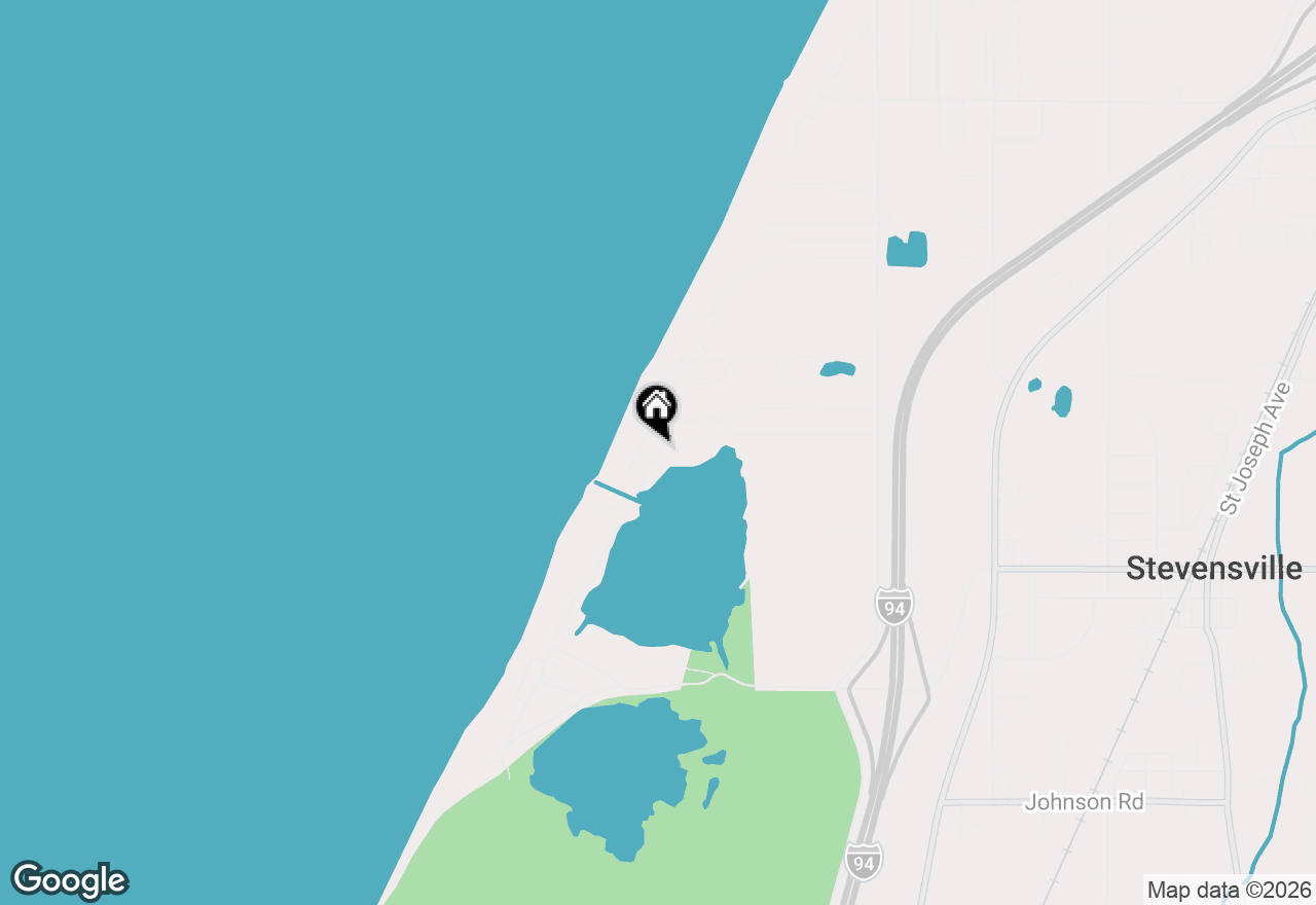 Map of 5501 Sunset Path, Stevensville, MI 49127