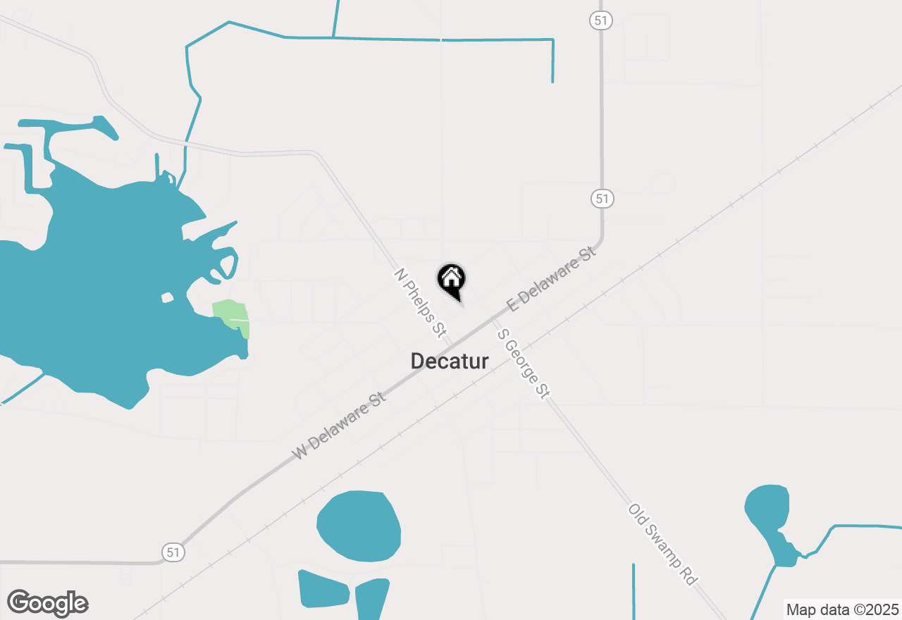 Map of 109 E St Marys Street, Decatur, MI 49045