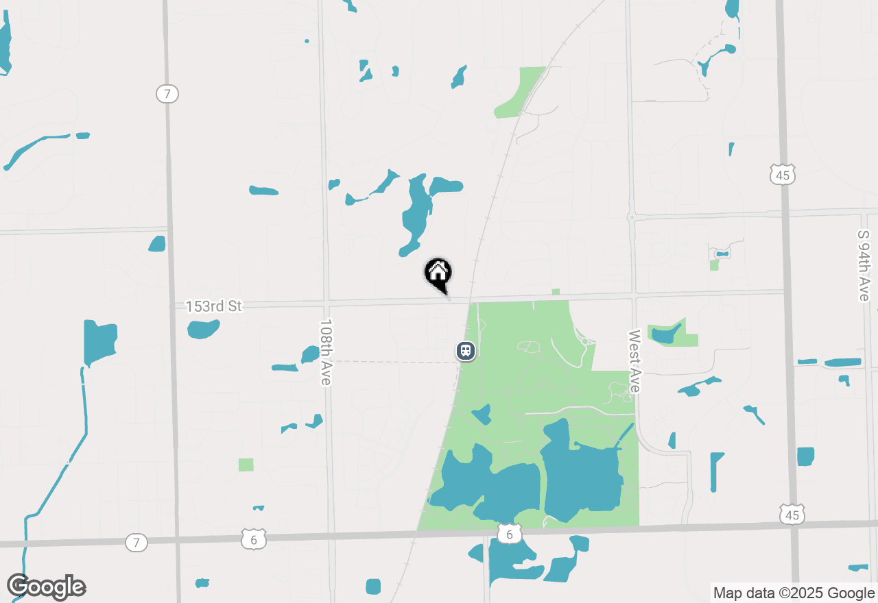 Map of 10589 153rd Place, Orland Park, IL 60462