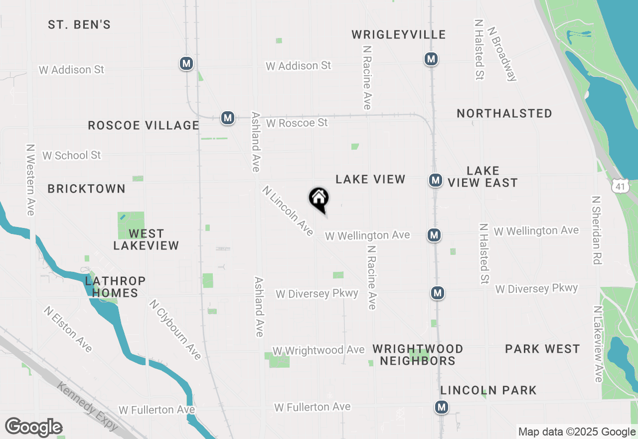 Map of 3037 N Southport Avenue #2R, Chicago, IL 60657